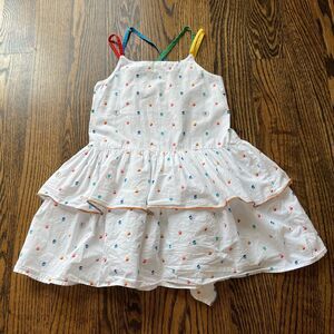Stella McCartney Kids White Organic Cotton Sundress (3Y)